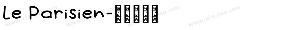 Le Parisien字体转换